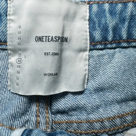 Women’s One Teaspoon Cutoff Trucker Shorts Size 28 - Picture 12 of 12